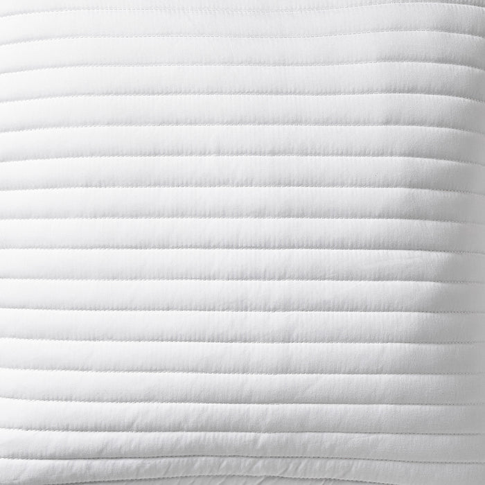 Bianca Quilted Lines 55x55cm Cushion White