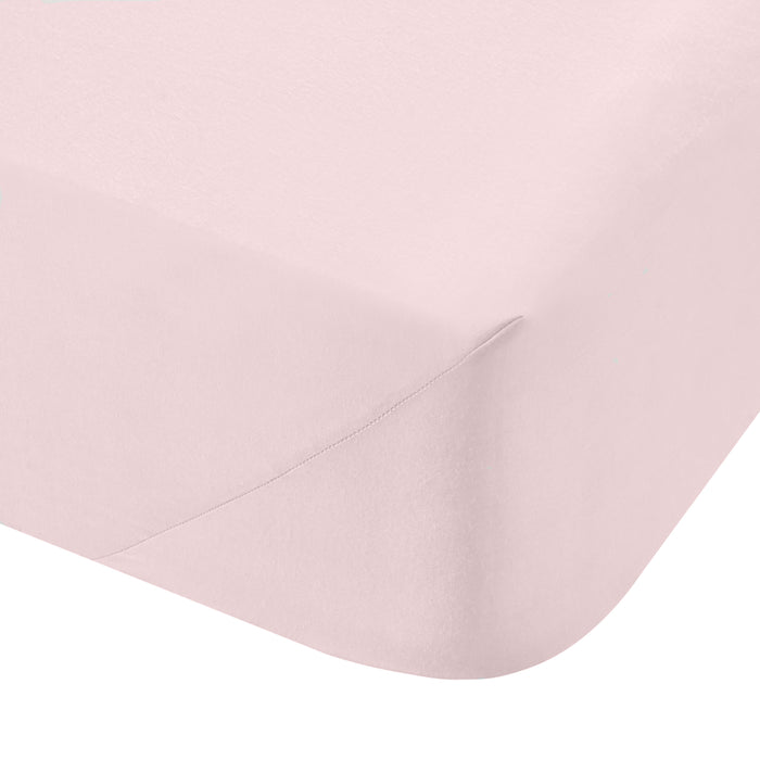Bianca 200 Thread Count Extra Deep Fitted Sheet Blush