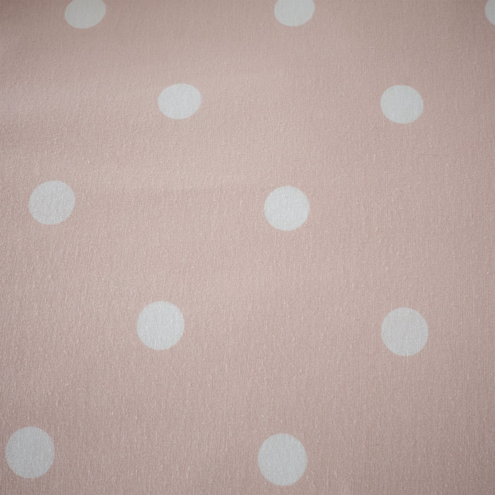 Catherine Lansfield  Brushed Cotton blend Spot Duvet Set pink