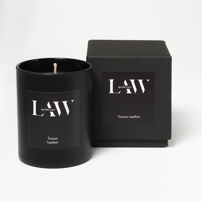 LAW Apothecary Tuscan Leather Candle