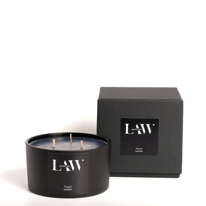 LAW Apothecary Tuscan Leather Candle